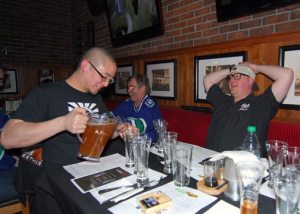 Making sure he does spill