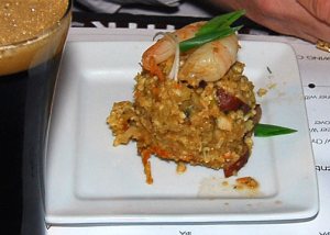 Stout-infused Paella