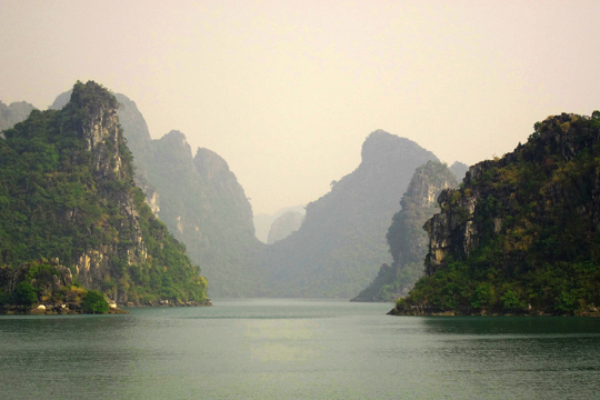 Otherworldly islands.