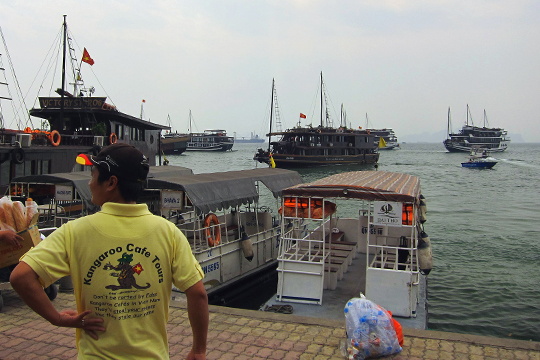 Dockside at Ha Long City.