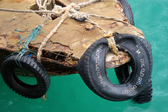 A little worse for the wear.