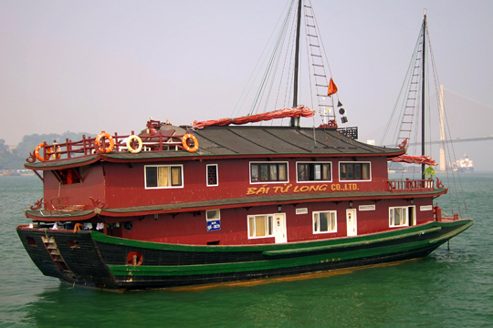 The junk we started this adventure on.