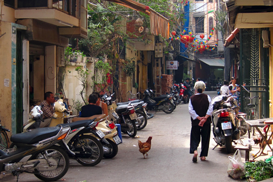 Life on a backstreet.