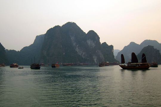 "Secluded" overnight anchorage.