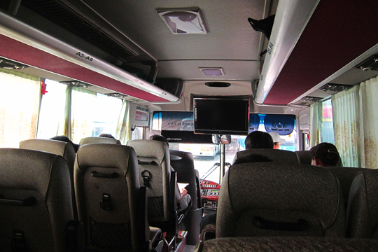 Our Minh Express bus to Can Tho.