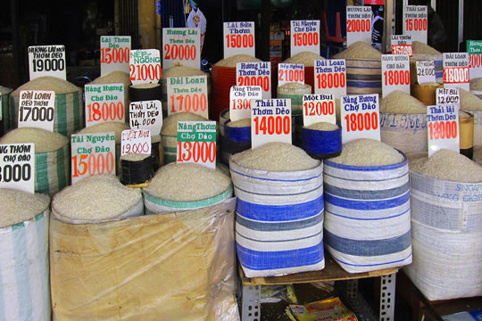 Rice and more rice, Ho Chi Minh City.
