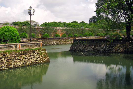 Moat surrounding the Citadel.