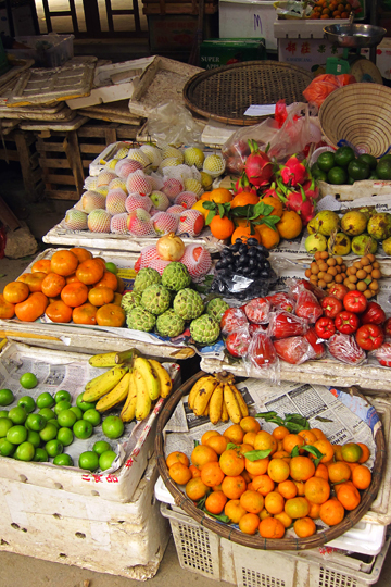 Fruit at the central market. Old Town, Hoi An.
