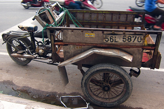 Local delivery truck, Saigon.