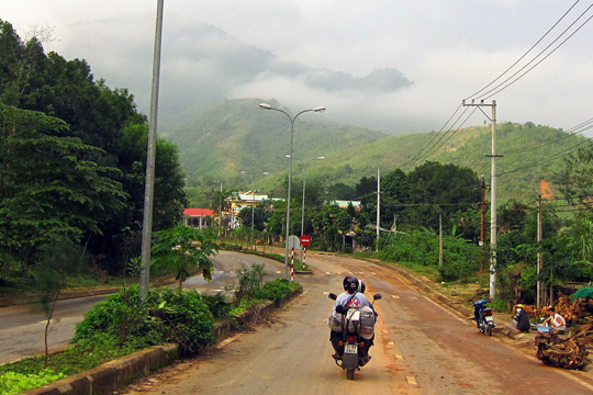 Leaving Prao behind.