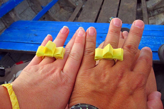 Captain Long made us "official" on the Mekong, Can Tho.