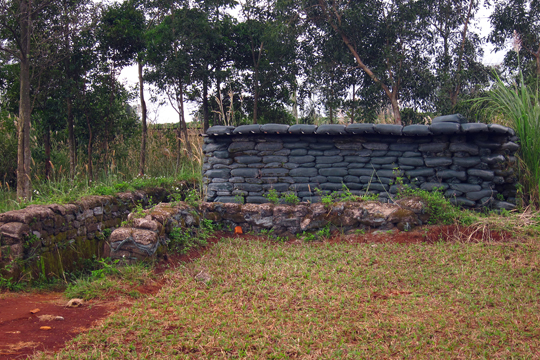 Restored Marine bunker at Khe Sahn.