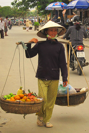 Fresh from the farms. Old Town, Hoi An.