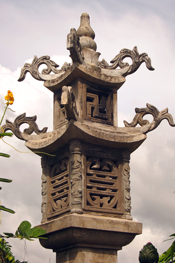 Temple lantern, near Can Tho.
