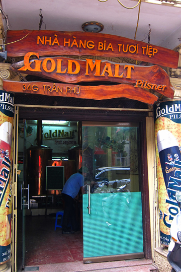 Gold Malt microbrewery.