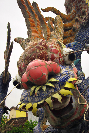 Multi-headed dragon detail 02. Old Town, Hoi An.