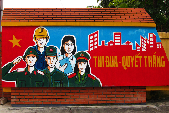 Patriotic sign, Hue.