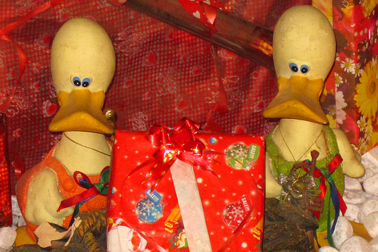 Quacky-Christmas from the Phuoc An Hotel, Hoi An.