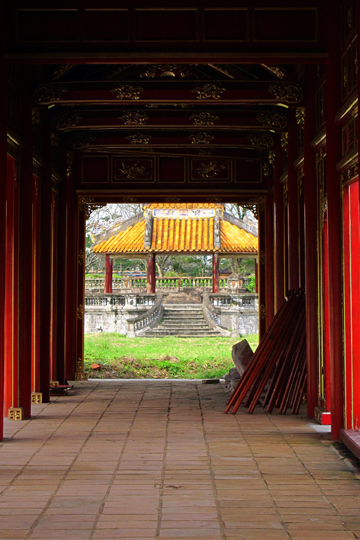 Covered walkway, the Citadel.