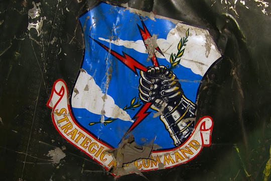 Part of a downed US B-52.