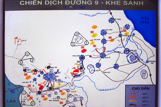 Map of the Khe Sahn area.