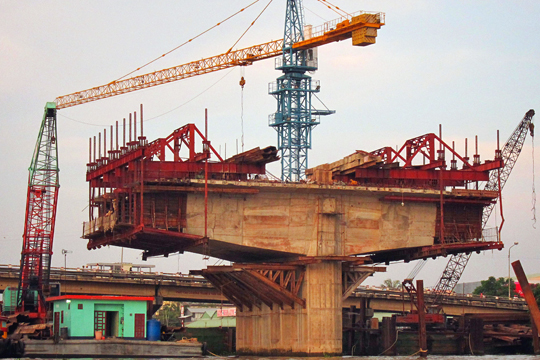 New bridge over the Mekong near Can Tho 02.