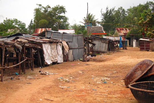 Part of the fishing village, near Hoi An.