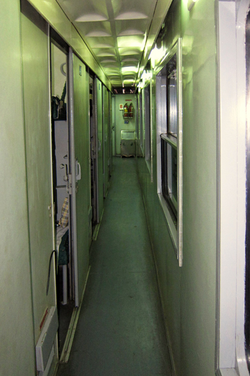 Soviet-style luxury train.