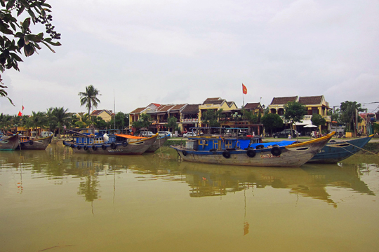 Fishing boats. Old Town, Hoi An.