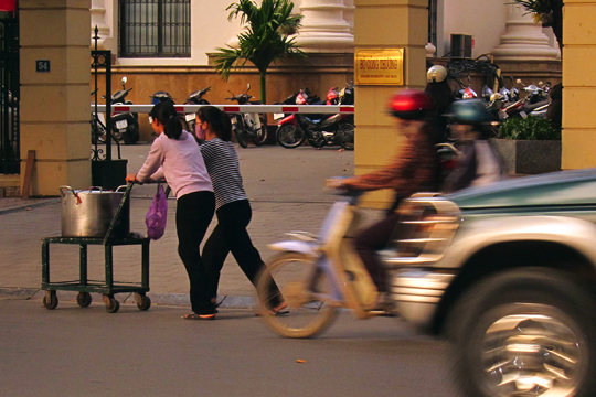 The pace of Hanoi-life.