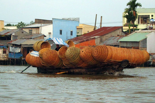 Anyone need baskets? Mekong near Can Tho.