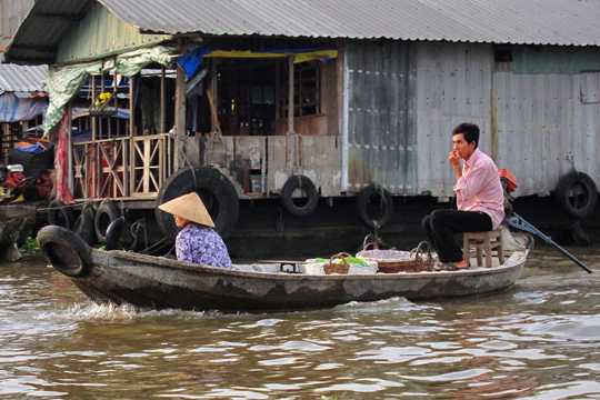 Nice chair. Mekong near Can Tho.