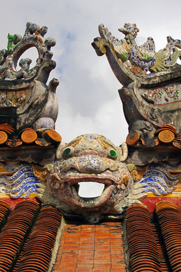 Roof rain-sluice detail, the Citadel.