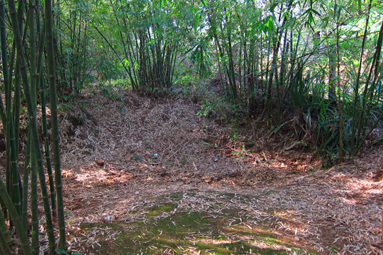 Another US aerial bomb crater remnant, Vinh Moc Tunnels.