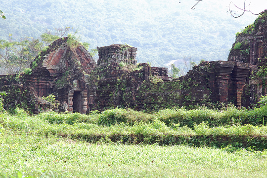 First view of the My Son ruins.
