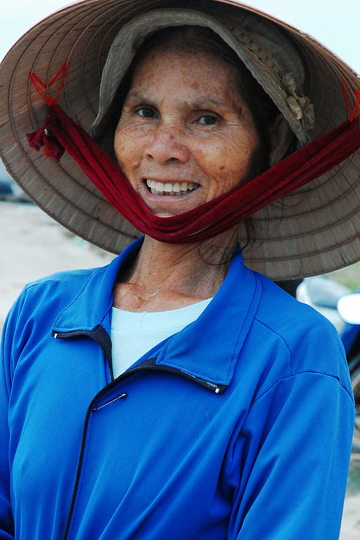 Fisher, fishing village near Hoi An.