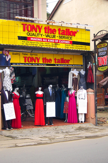Tony the Tailor, Hoi An.