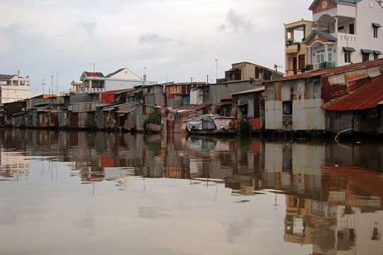 Like a mirror, near Can Tho.