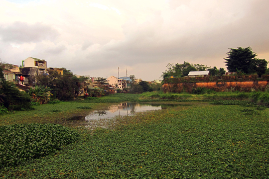 Citadel Moat on town-side, Hue.
