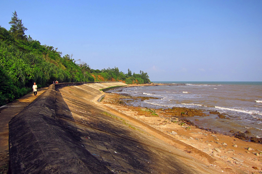 At night, the villagers would go fishing for provide protein, Vinh Moc Tunnels.