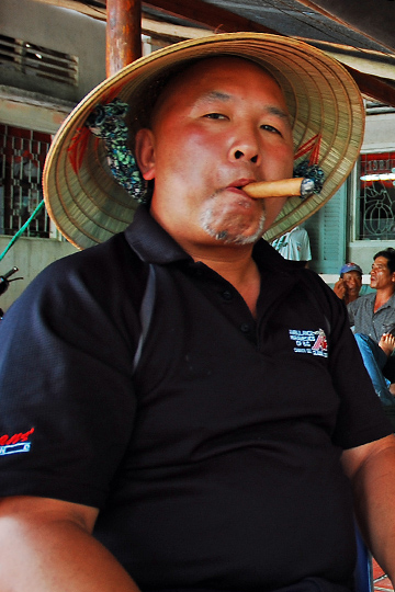 Do I look like I fit in? Near Can Tho.