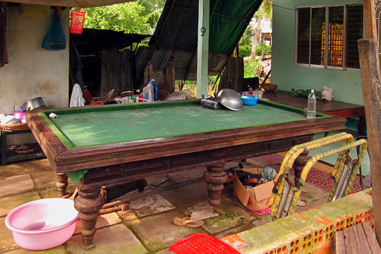 Anyone for billiards? Near Can Tho.