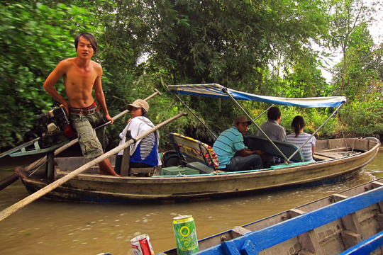 Getting passed, near Can Tho.