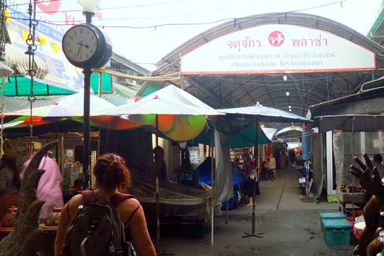 Some of the market is permanent structures, some not so.