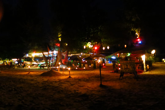 Apocalypse Now-esque restaurant.