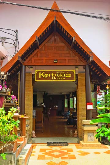 Entrance to the Korbua House.