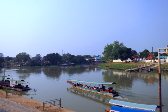 Onto the Longtail Boats for the River Tour.