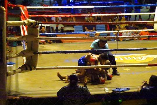 Bout #1 - to the mat.