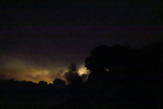 Lightning over Ban Saladan.