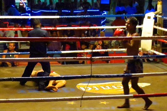 Bout #5 - ends in a KO.